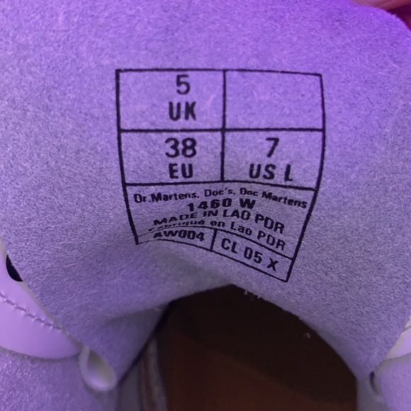 Dr. Martens White Air-Wair Boots - Women’s Size 7 - Picture 6 of 6